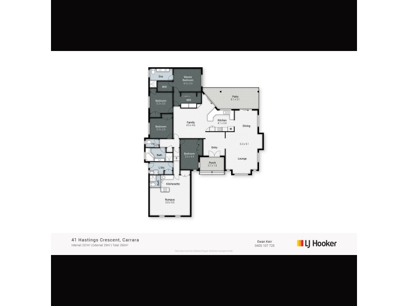 41 Hastings Crescent, Carrara QLD 4211 Floorplan
