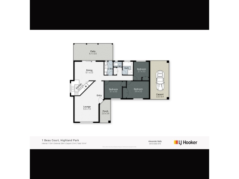 1 Beau Court, Highland Park QLD 4211 Floorplan