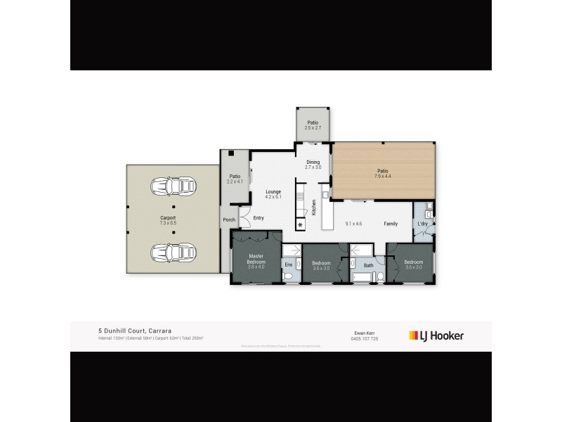 5 Dunhill Court, Carrara QLD 4211 Floorplan