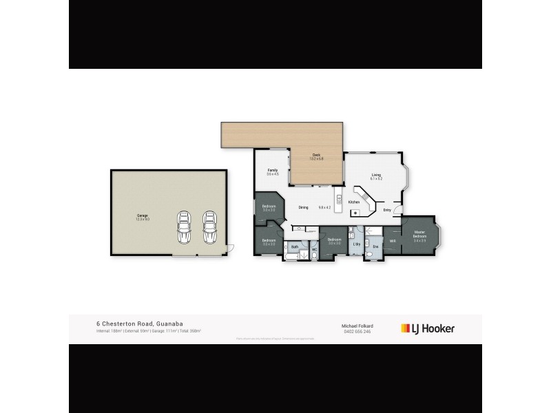 6 Chesterton Road, Guanaba QLD 4210 Floorplan