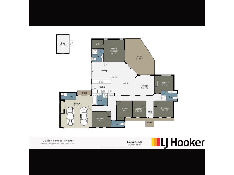 10 Lilley Terrace, Chuwar QLD 4306 Floorplan