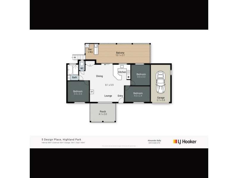 5 Design Place, Highland Park QLD 4211 Floorplan