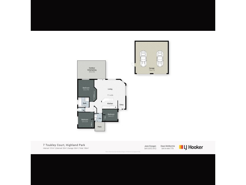 7 Toukley Court, Highland Park QLD 4211 Floorplan