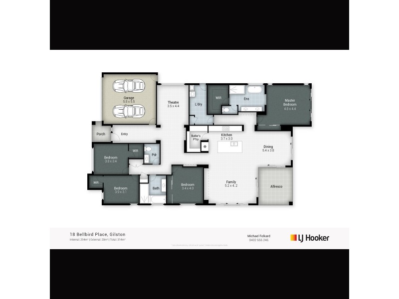 18 Bellbird Place, Gilston QLD 4211 Floorplan