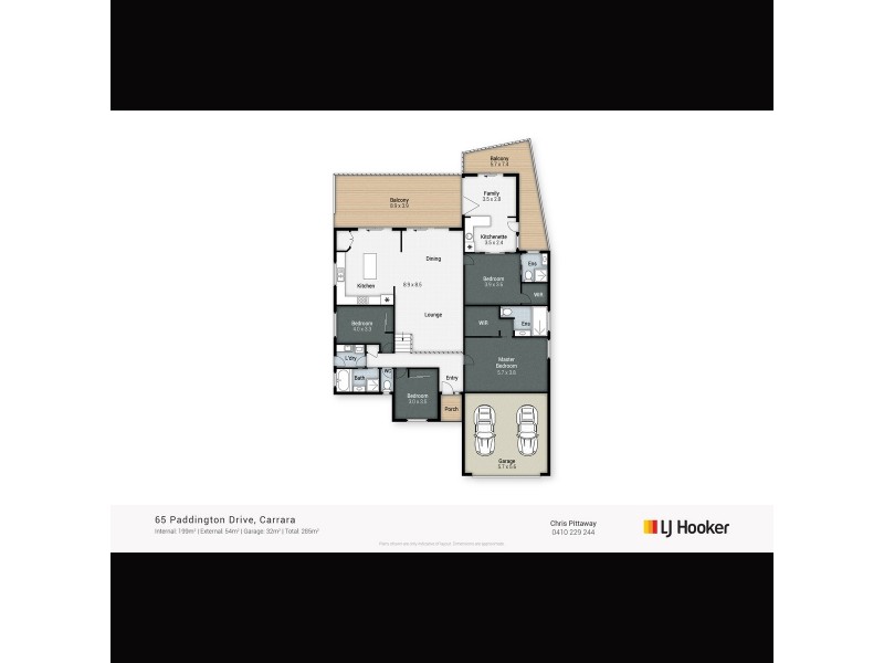 65 Paddington Drive, Carrara QLD 4211 Floorplan