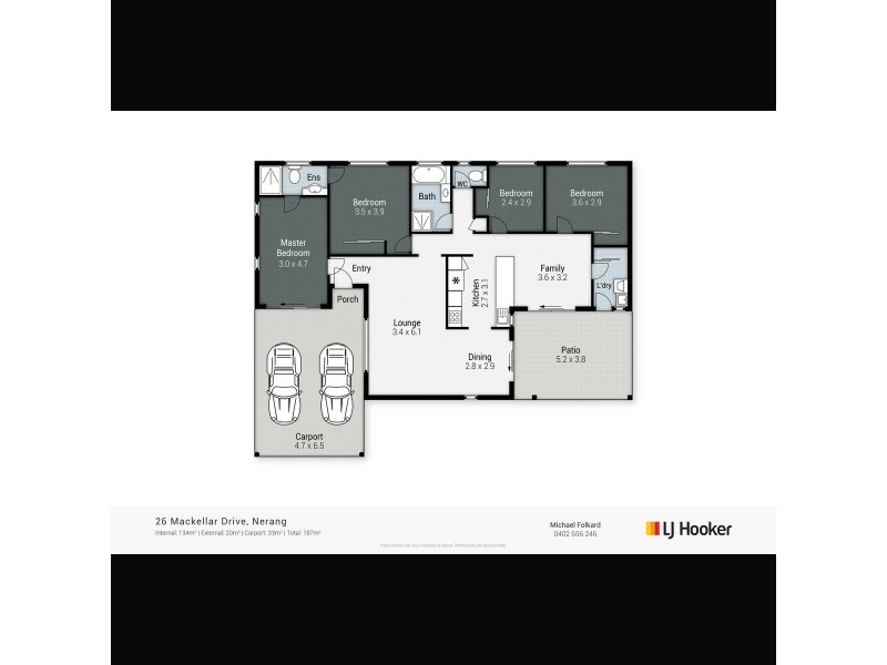 26 Mackellar Drive, Nerang QLD 4211 Floorplan
