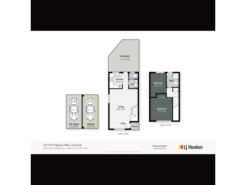 13/125 Pappas Way, Nerang QLD 4211 Floorplan