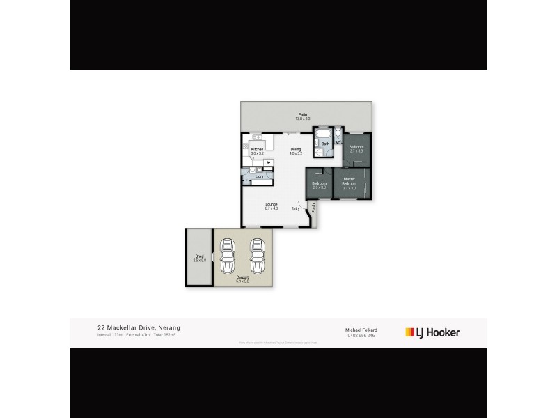 22 Mackellar Drive, Nerang QLD 4211 Floorplan