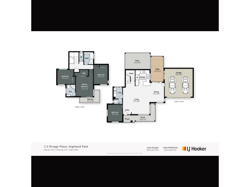 1/2 Rivage Place, Highland Park QLD 4211 Floorplan