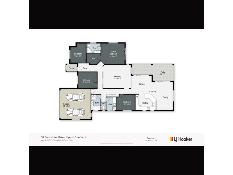 50 Freestone Drive, Upper Coomera QLD 4209 Floorplan