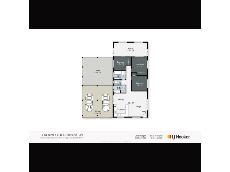 17 Goodman Close, Highland Park QLD 4211 Floorplan