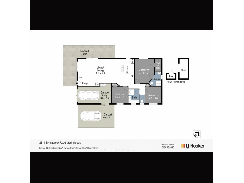 2283 Springbrook Road, Springbrook QLD 4213 Floorplan