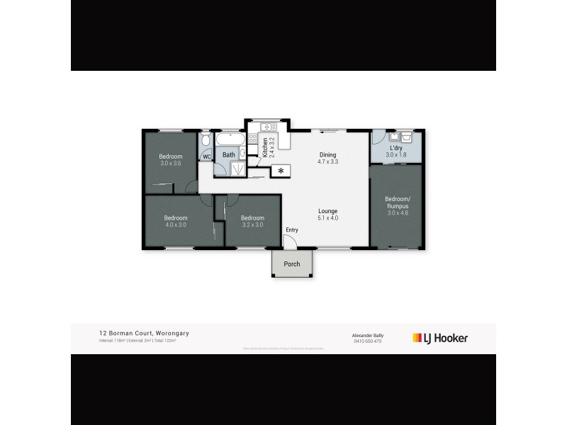 12 Borman Court, Worongary QLD 4213 Floorplan