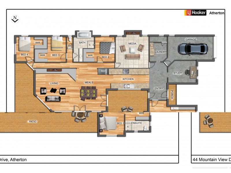 44 Mountain view Drive, Atherton QLD 4883 Floorplan
