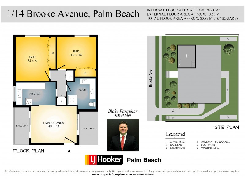1/14 Brooke Avenue, Palm Beach QLD 4221 Floorplan