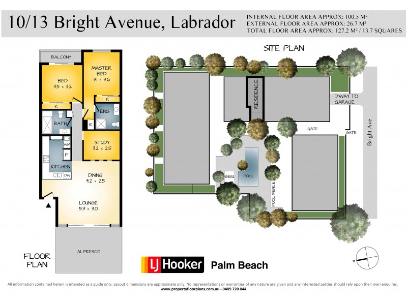 10/13 Bright Avenue, Labrador QLD 4215 Floorplan