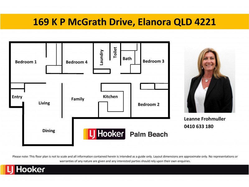 169 K P Mcgrath Drive, Elanora QLD 4221 Floorplan