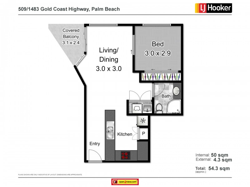 509/1483-1489 Gold Coast Highway, Palm Beach QLD 4221 Floorplan