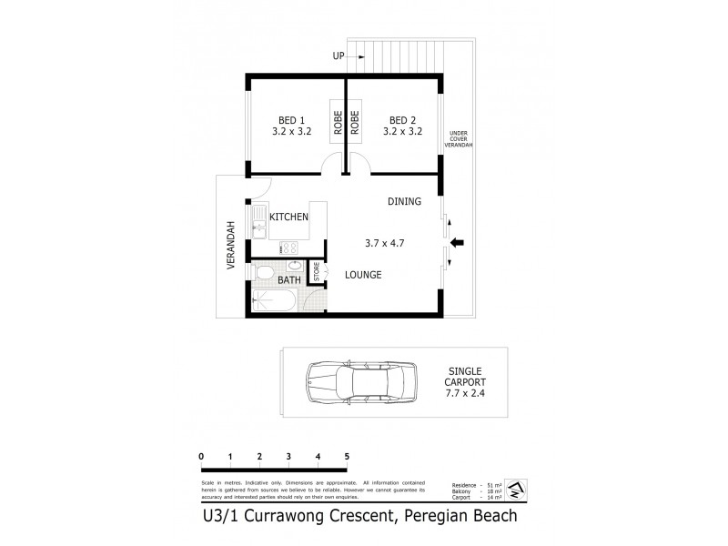 3/1 Currawong Crescent, Peregian Beach QLD 4573 Floorplan