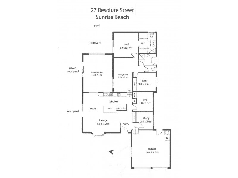 27 Resolute Street, Sunrise Beach QLD 4567 Floorplan