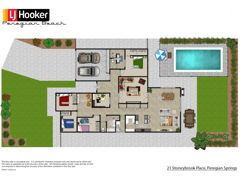 21 Stoneybrook Place, Peregian Springs QLD 4573 Floorplan