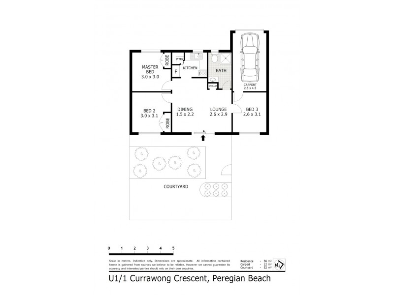 Unit 1/1 Currawong Crescent, Peregian Beach QLD 4573 Floorplan