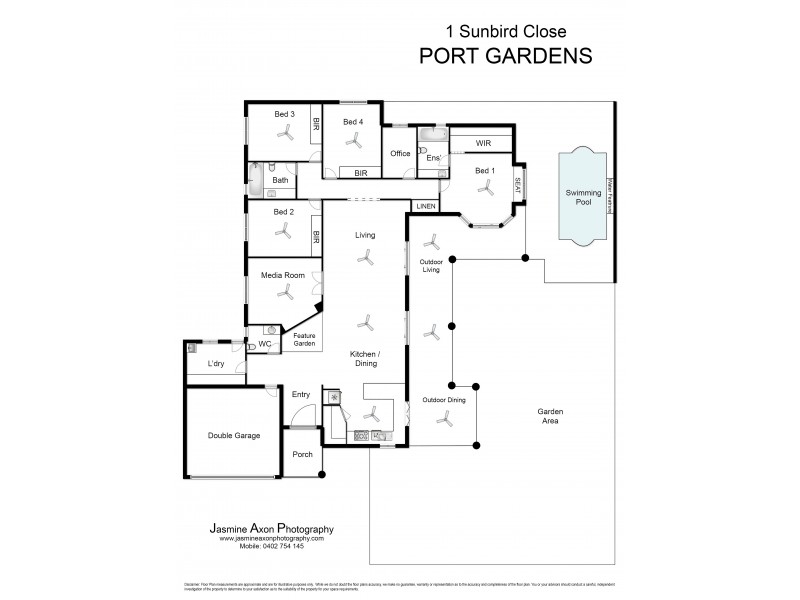 1 Sunbird Close, Port Douglas QLD 4877 Floorplan