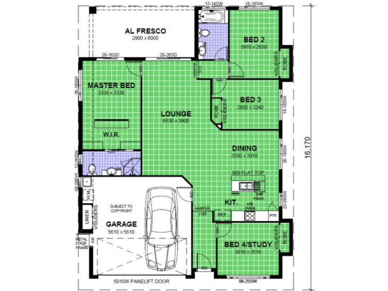 5 Dewal Cl, Wonga Beach QLD 4873 Floorplan