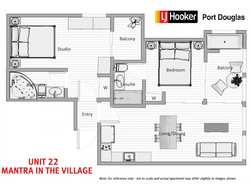 22 Mantra in the Village/22 Warner Street, Port Douglas QLD 4877 Floorplan