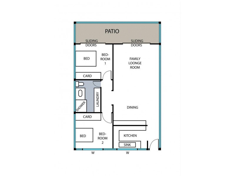 2/1 Blake Street, Port Douglas QLD 4877 Floorplan
