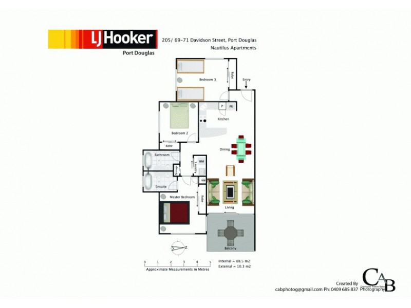 5/69 Nautilus Apartments Davidson Street, Port Douglas QLD 4877 Floorplan