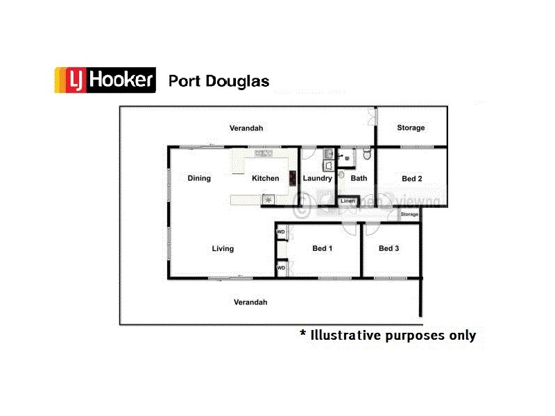 1/43 Pecten Avenue, Port Douglas QLD 4877 Floorplan