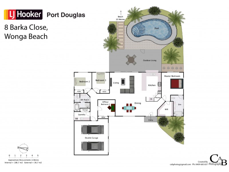 8 Barka Close, Wonga Beach QLD 4873 Floorplan