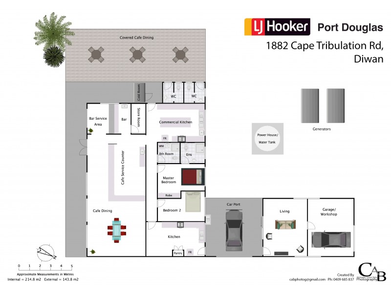 1882 Cape Tribulation Road, Diwan, Daintree QLD 4873 Floorplan