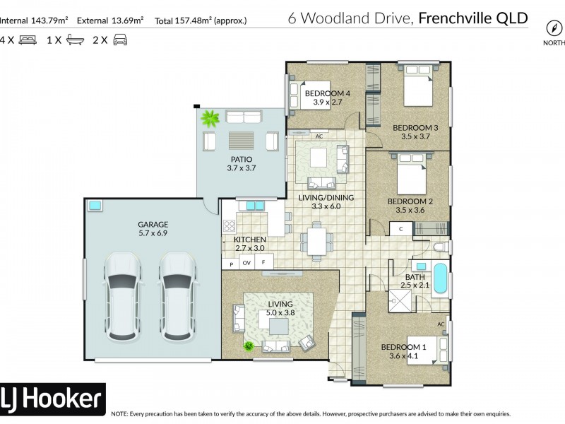 6 Woodland Drive, Frenchville QLD 4701