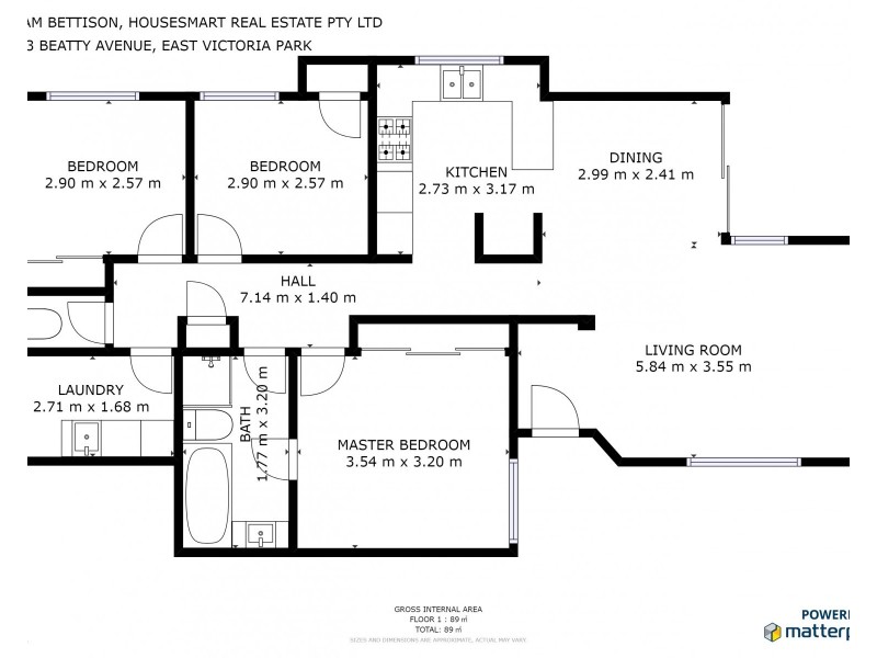 4/53 Beatty Avenue, East Victoria Park WA 6101 Floorplan