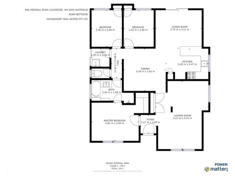 68A Weddall Road, Lockridge WA 6054 Floorplan