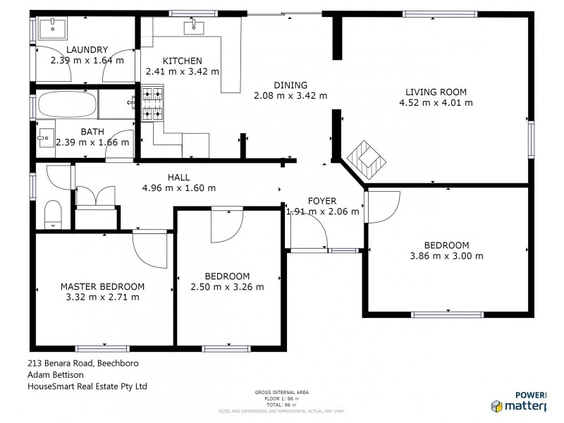 213 Benara Road, Beechboro WA 6063 Floorplan