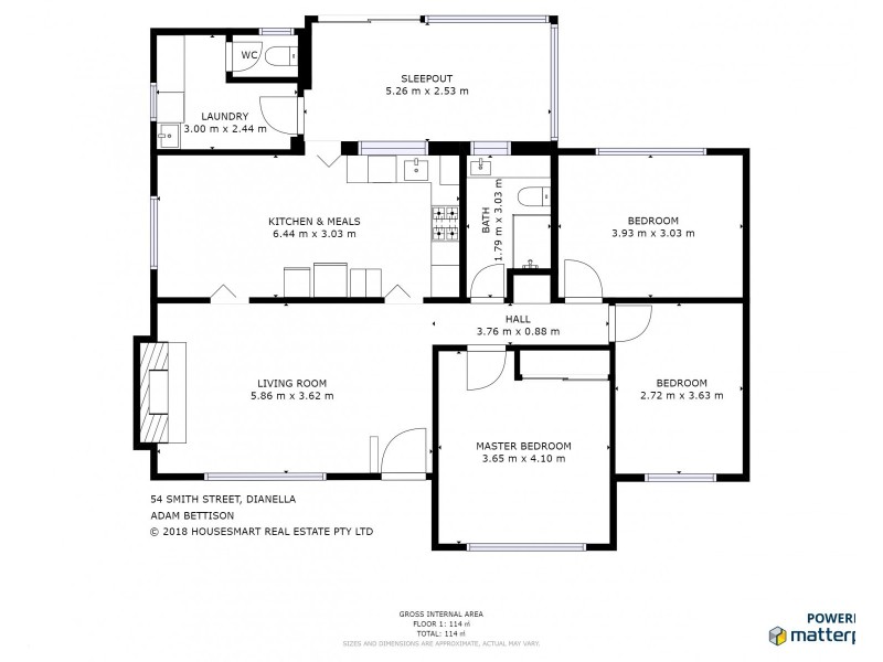 54 Smith Street, Dianella WA 6059 Floorplan