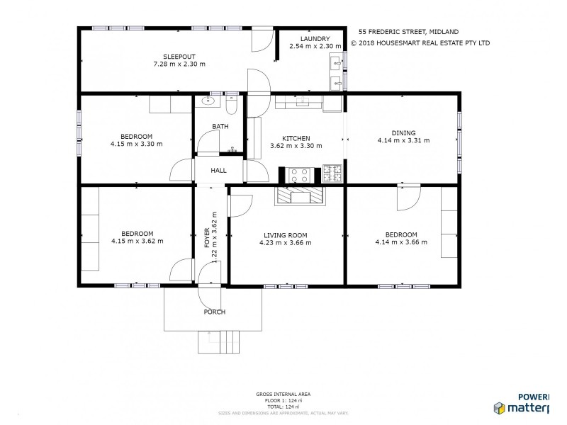 55 Frederic Street, Midland WA 6056 Floorplan
