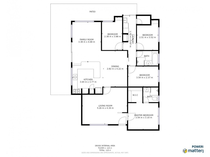 45 Timberlane Crescent, Beechboro WA 6063 Floorplan