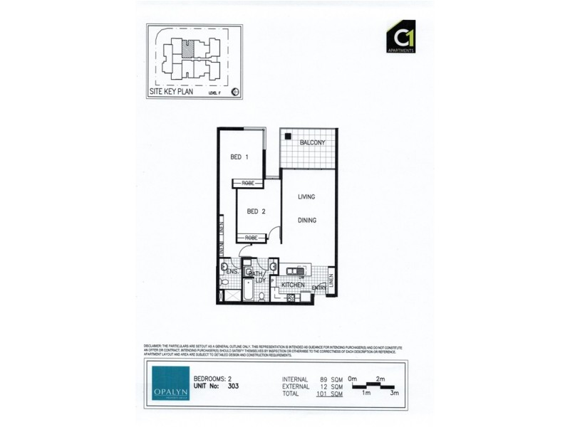 303/1 Kingsmill Street, Chermside QLD 4032 Floorplan
