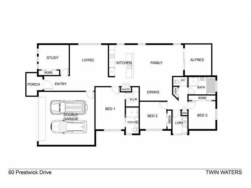 60 Prestwick Drive, Twin Waters QLD 4564 Floorplan