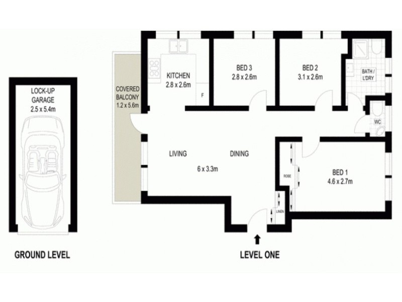 3/314 King Street, Mascot NSW 2020 Floorplan