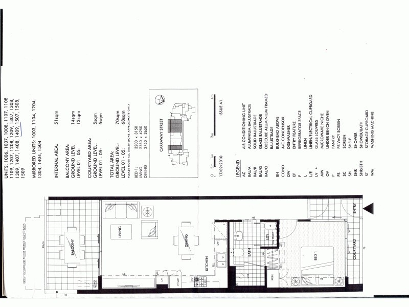1108/16 Ramsgate Street, Kelvin Grove QLD 4059 Floorplan