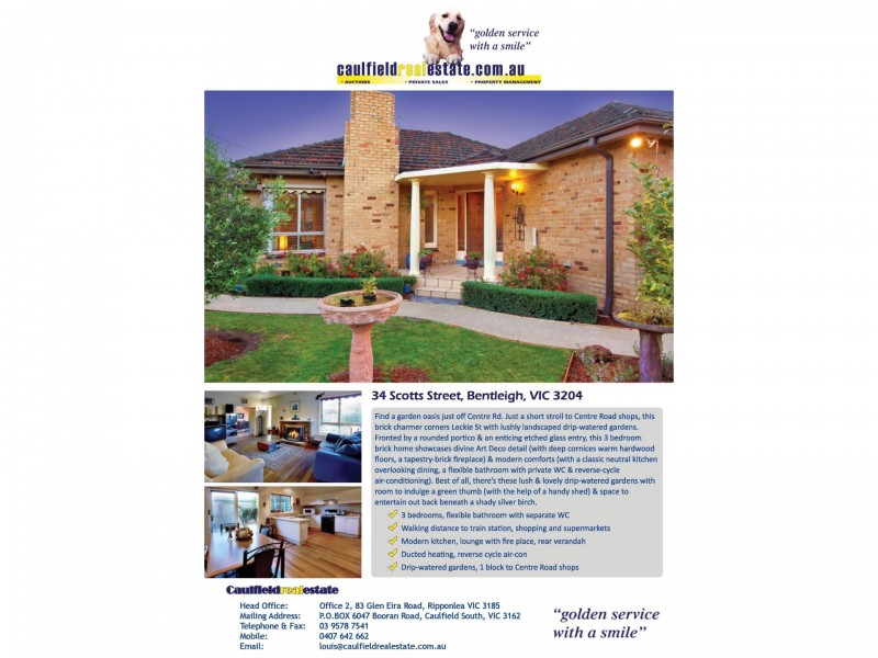 34 Scotts Street, Bentleigh VIC 3204