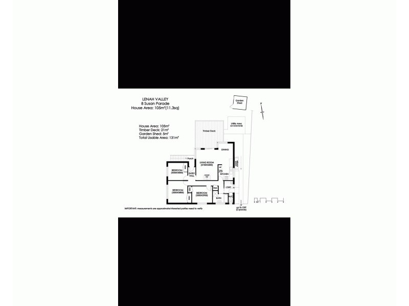 8 Susan Parade, Lenah Valley TAS 7008 Floorplan