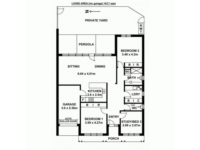 3/17-21 Markham Avenue, Enfield SA 5085 Floorplan