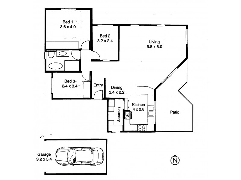 19/28 Tullimbar Road, Cronulla NSW 2230 Floorplan