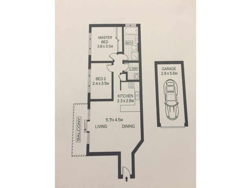 56/94-100 Flora Street, Sutherland NSW 2232 Floorplan